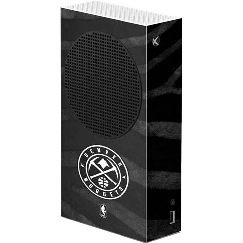 NBA Denver Nuggets Black Animal Print Xbox Series S Console Skin